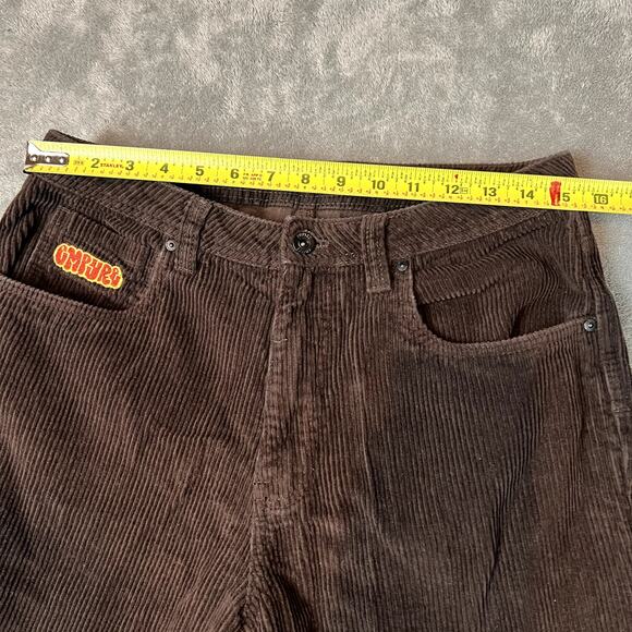 Empyre Corduroy Pants Men's 30 Brown Cotton Skater Grunge Alternative - Picture 8 of 8